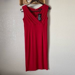 Women’s red dress